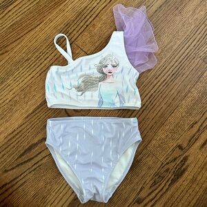 Never worn size 5/6 Disney frozen bikini